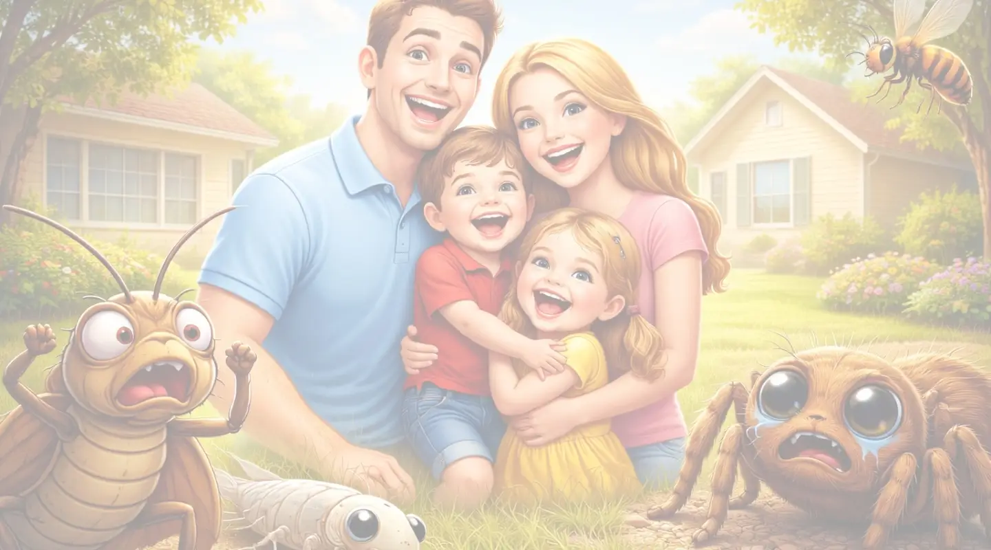 happy family unhappy bugs