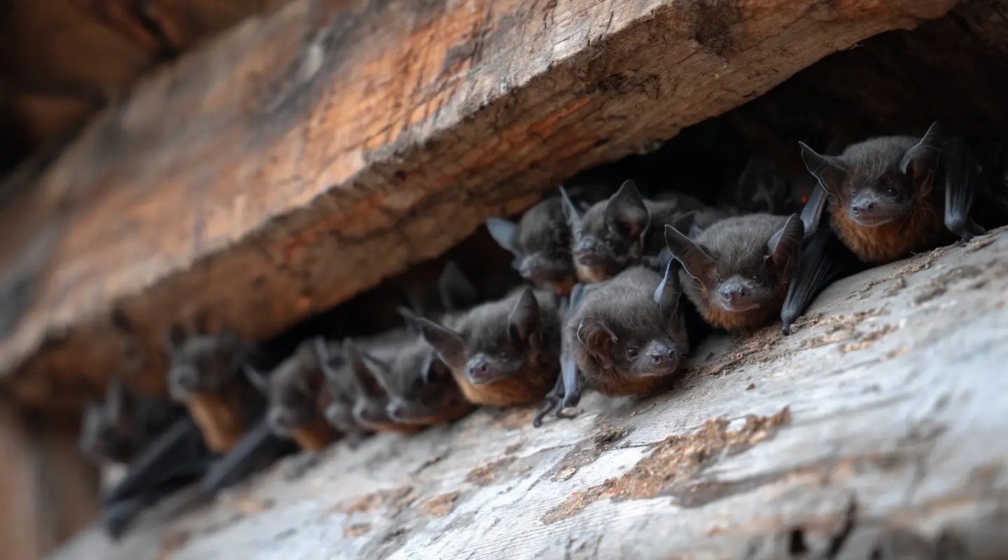 bats nesting under roof, wildlife removal and control
