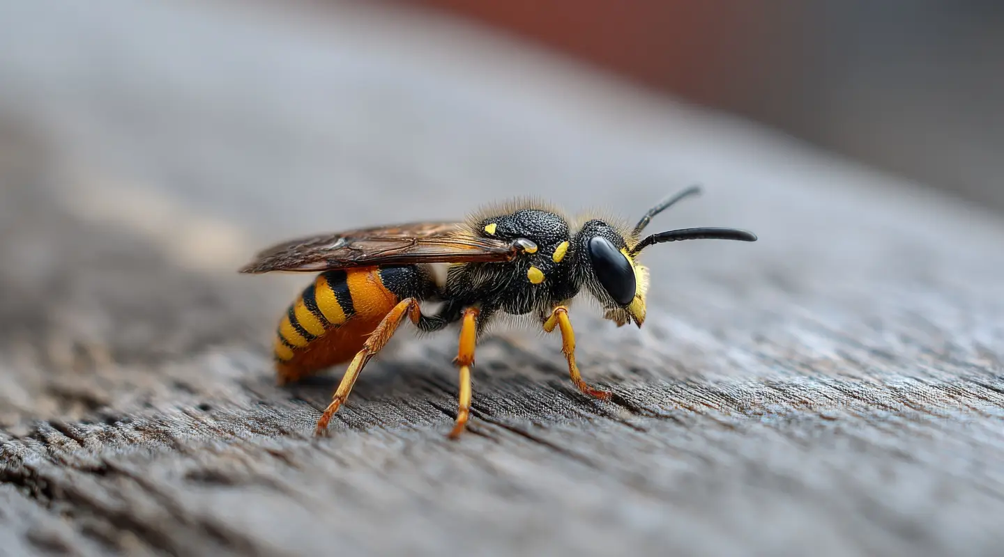 a bee, concept of bee and wasp removal in NJ services needed