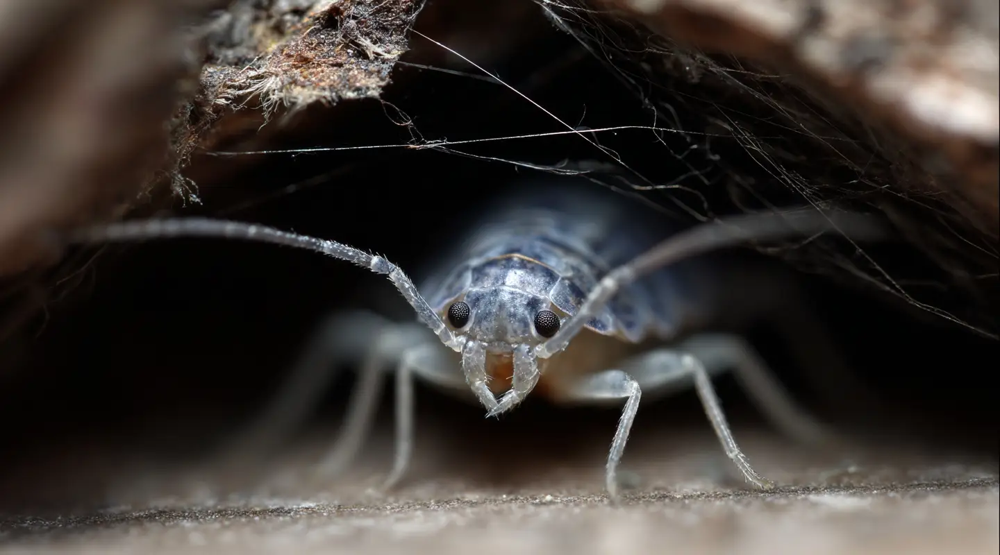 silverfish, representing silverfish and spider pest control