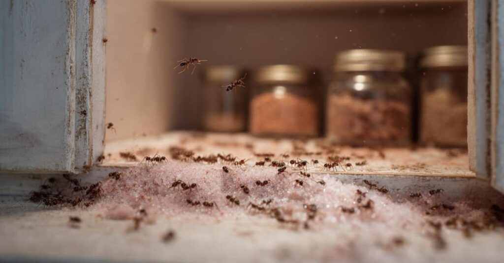 odorous ants in a pantry