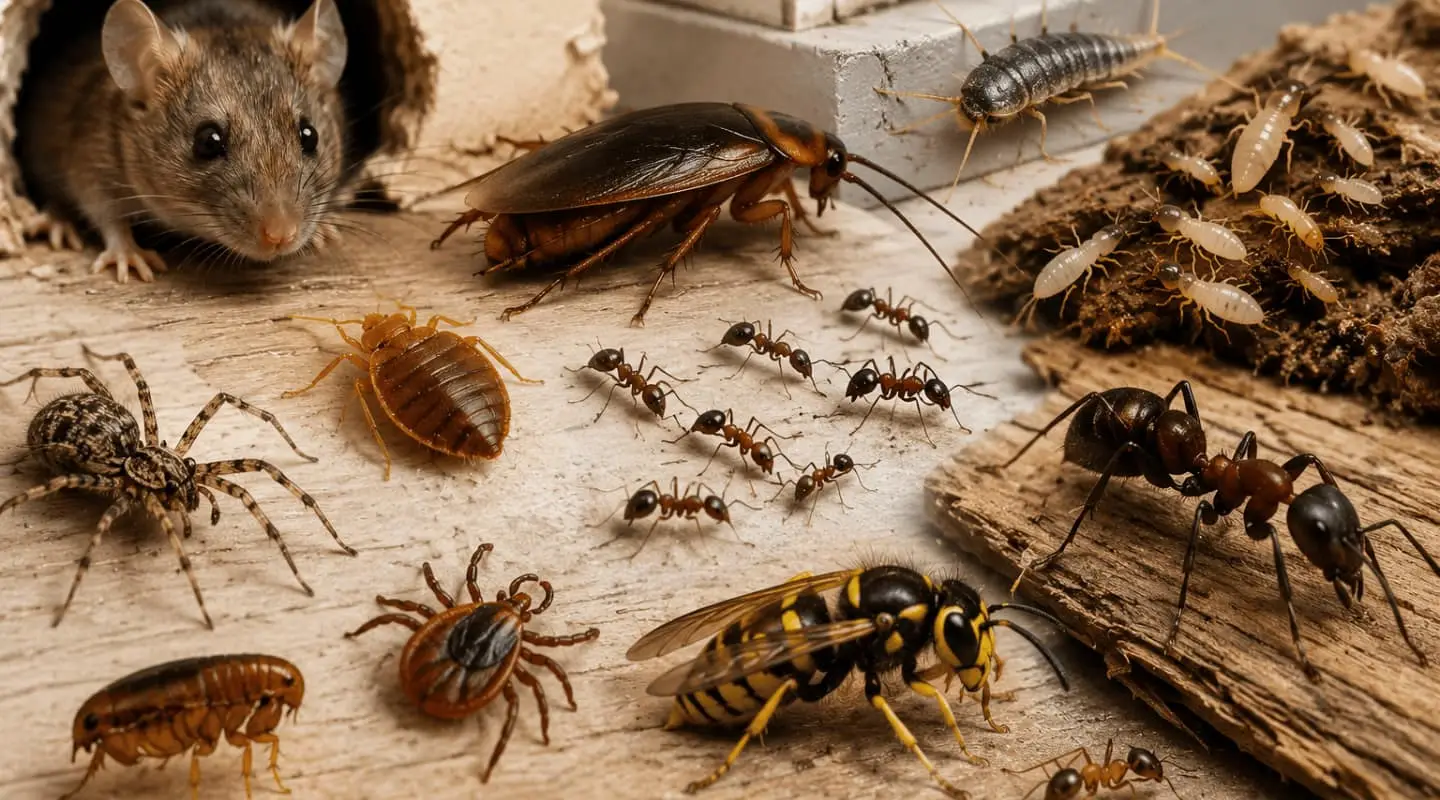 common household pests in NJ homes