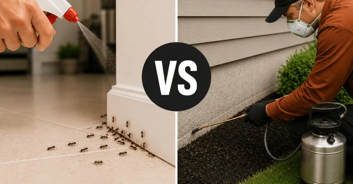 DIY Ant Control vs Professional Ant Extermination in NJ