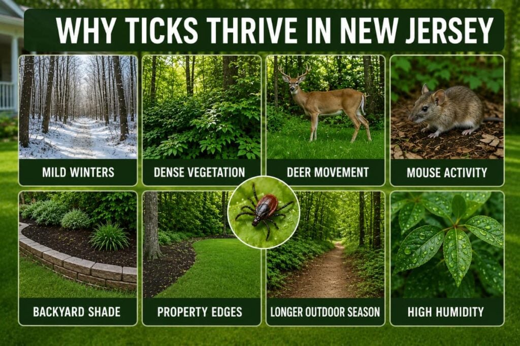 why ticks trive in new jersey infographic